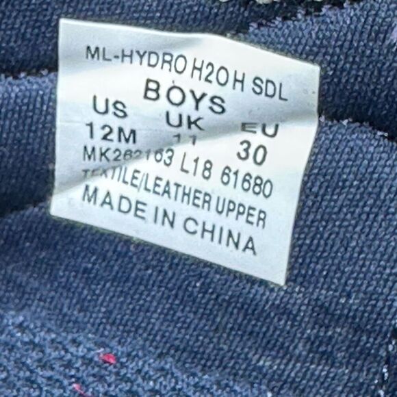 Merrell~Boys~Blue Hiking Outdoor ML Hydro H20 Sandals~Size 12M - Picture 8 of 8